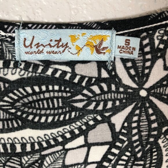 Unity World Wear Size Small 100% Rayon Racerback Maxi Dress - Picture 2 of 7